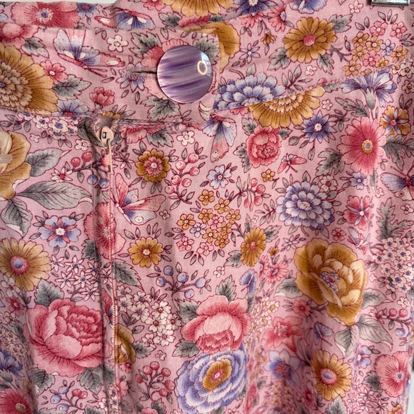 Boho Cottage Floral print ruffled maxi skirt top set - Picture 15 of 17